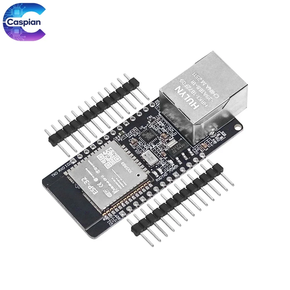 5Pcs WT32-ETH01 ESP32 Serial to Ethernet/WiFi/BT Combo Gateway Module