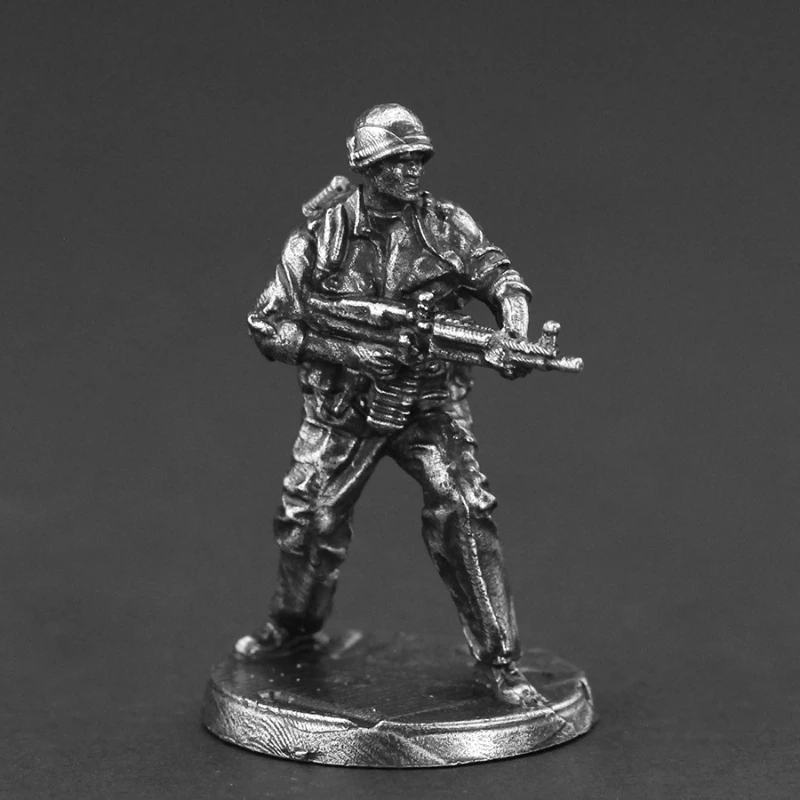 Creative Metal Static Ornament Cupronickel US Army Soldier Action Figures Decor Toys Board Game Piece Ornament Accessories Craft