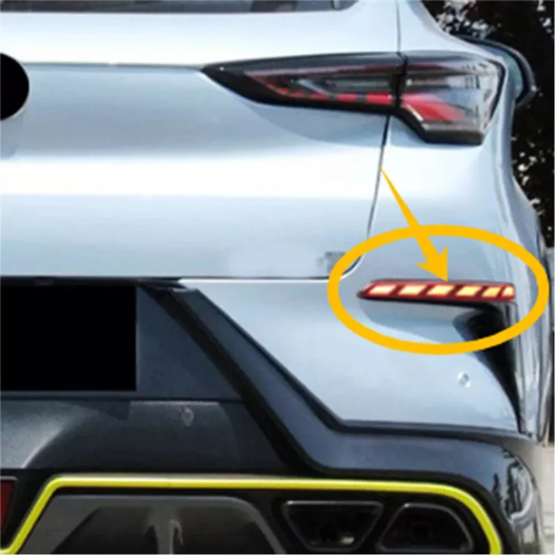 

A95E-1 Set Car LED Rear Bumper Reflector Lights For Changan Uni-T 2020-2024 Turn Signal Brake Tail Lights Auto Accessory