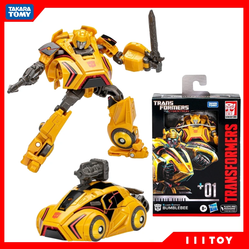 

InStock Transformers Studio Series Gamer Edition 01 Deluxe SS GE 01 Bumblebee Robot Toy Action Figures Collectible Gifts Hobbies