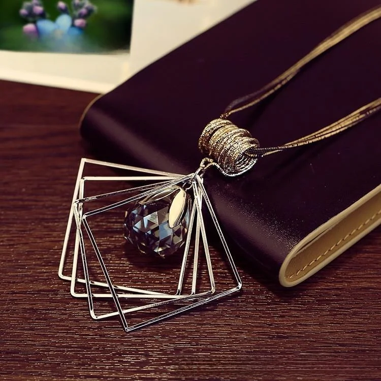 

Длинный кулон Ele, ожерелье, цепочка для свитера, женская мода, трансграничный Sle, декоративная кисточка, акцент