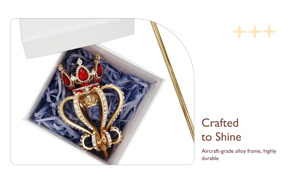 Varitas de princesa, cetro de diamantes de imitación, accesorios de juego de rol, cetro brillante para varitas mágicas de Reina