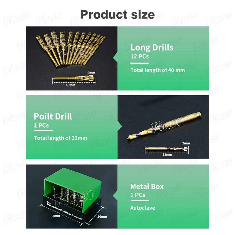 Dental Implant Drills Trephine Burs Tissue Punch Osseodensification Burs Dental Expander Pilot Cornical Drills Stoppers - Image 4
