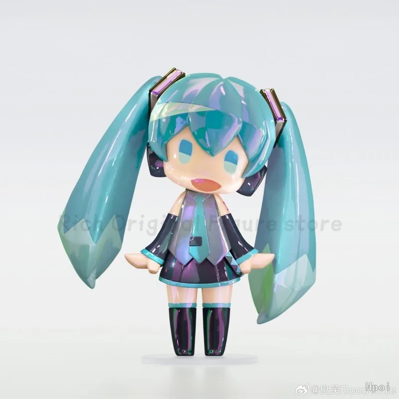 【재고 있음】오리지널 GSC 헬로우! 굿 스마일 피아프로 하츠네 미쿠 오로라 컬러풀 버전 애니메이션 피규어 모델 장난감 장식품