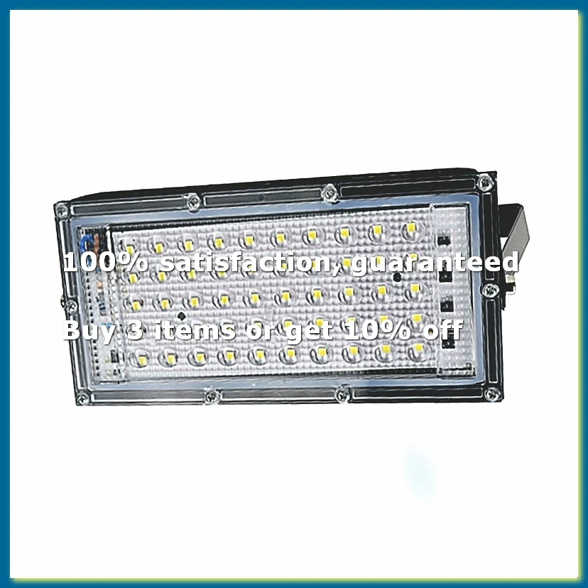 LED Flood Light, Outdoor Spotlight,Energy Efficient Pearl Point Floodlight, Wall Street Lamp, Garden Lighting,6500K,50W-A56M