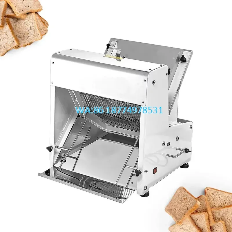 Wmwmnu for Commercial Adjustable Bread Slicer Table Top Professional Toast Loaf Cutter