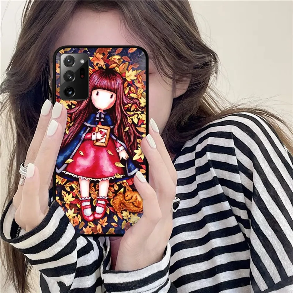 Lovely S-Santoro G-Gorjuss Phone Case For Samsung Note 8 9 10 20 Pro Plus Lite M 10 11 20 30 21 31 51 A 21 22 42 02 03