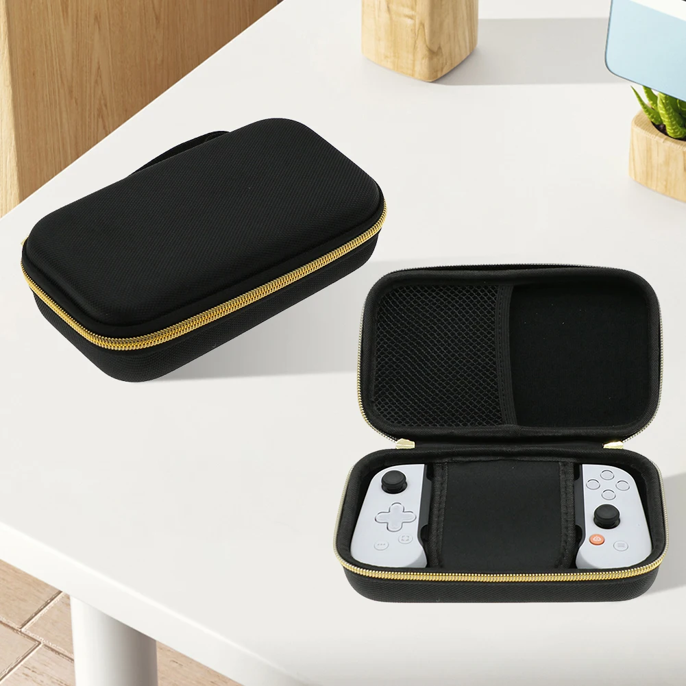 Étui de transport rigide, étui de rangement de voyage résistant aux chocs, anti-rayures avec poche en filet pour poignée de contrôleur de jeu mobile Backbone One