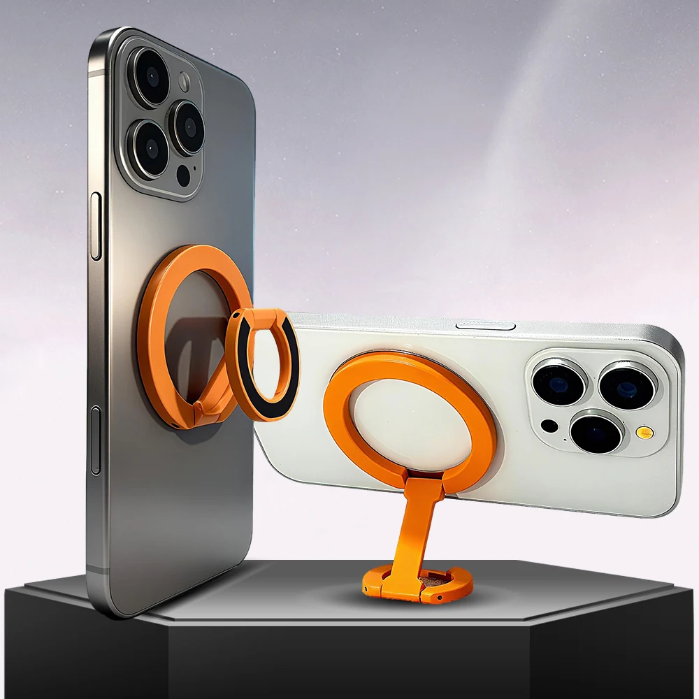 자석 손가락 클립 3단 거울 양면 자석 흡착 1개 초경량 초박형 강력 흡착 회전