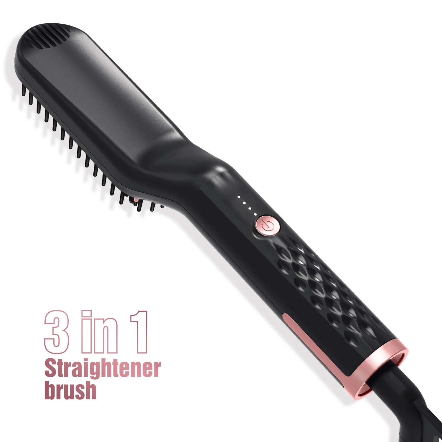 

Professional Heating Comb Hair Straightener Comb Negative Ion Not Hurt Hair Portable And Convenient Electric Straightening Brus