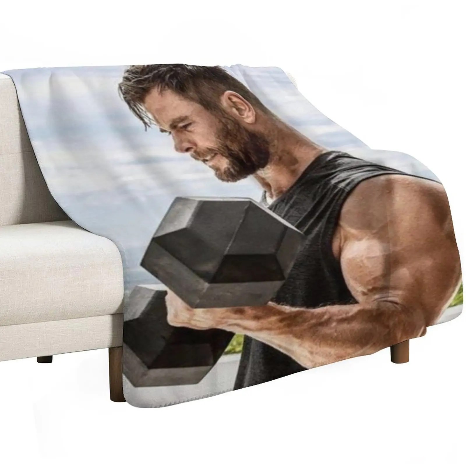 Chris Hemsworth Throw Blanket Blankets For Sofas Flannels bed plaid decorative Blankets For Bed Bed covers Blankets