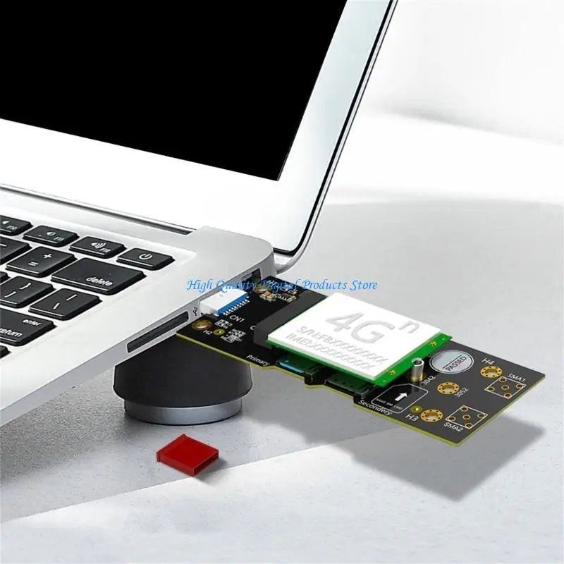 

U2JE M.2 B Card to USB Networking Risers with 2 Card Slot for Wireless WWAN