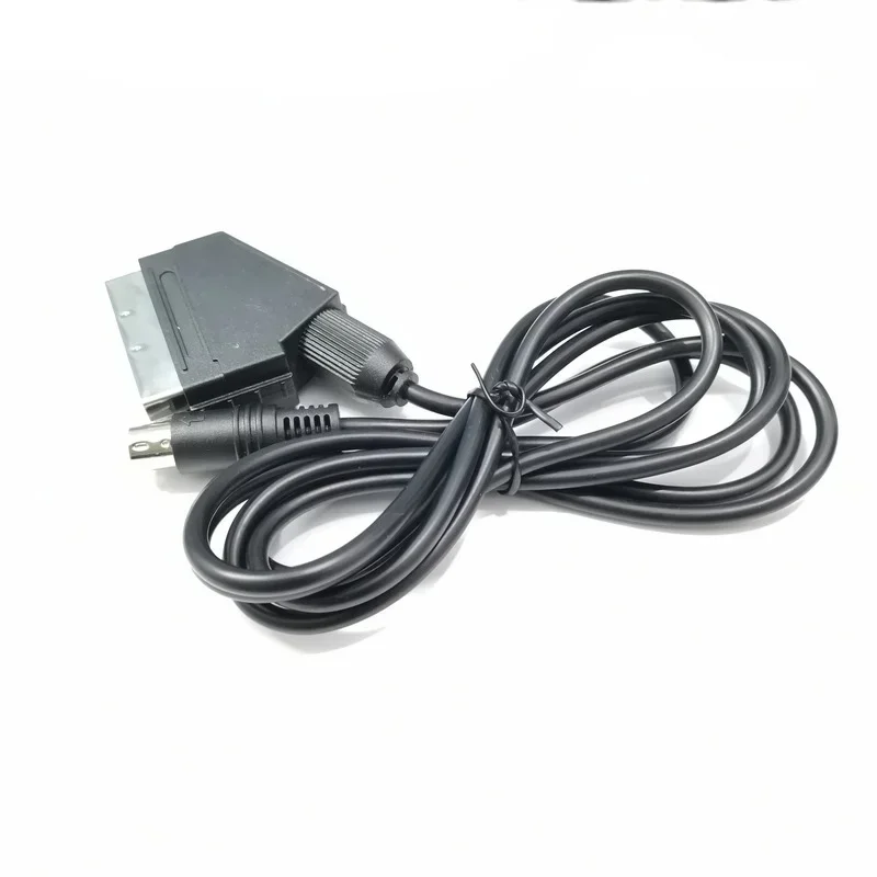 Kabel przewodzący RGB Scart dla Sega -Mega Drive 2 -Genesis 2 megadrive 2 MD2 RGB AV kabel Scart 1.8m D11 20 Dropshipping