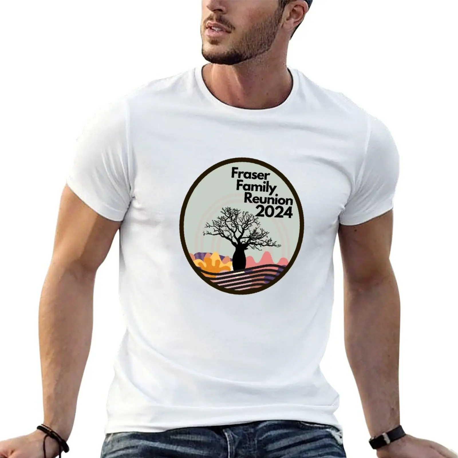 Camiseta Fraser Family Reunion Kimberley Country, camiseta para hombre, camisetas de lujo con estampados