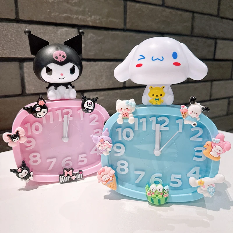 

Kawaii Purple Kuromi маленький будильник бесшумное обучение специальный артефакт пробуждения детские часы для девочек часы таймер