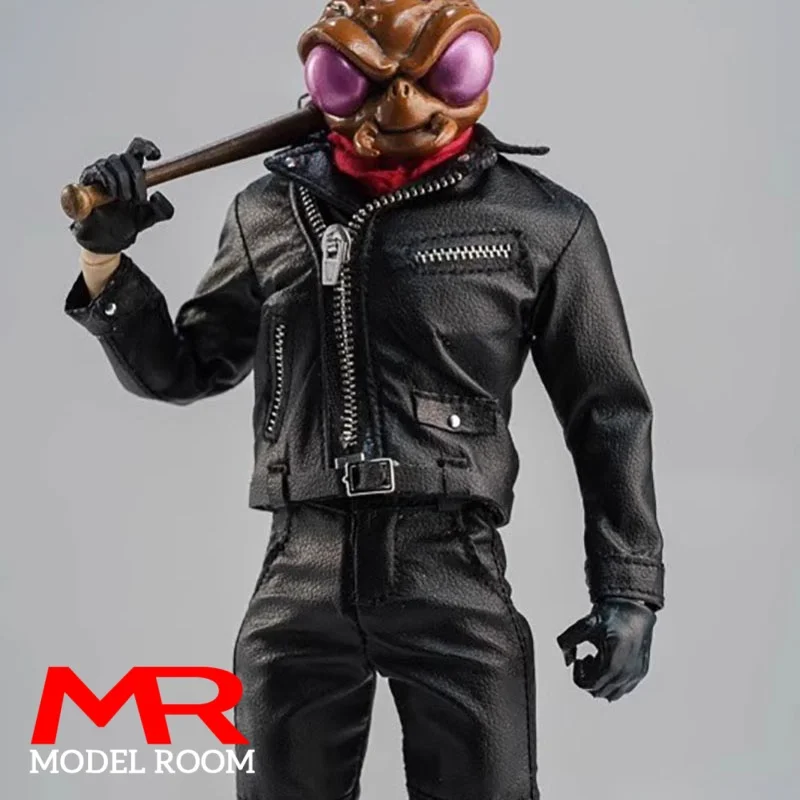 1/12 Scale Male Punk Motorcycle Leather Jacket Pants Clothes Model Fit 6" Notaman Romankey NW Soldier Action Figure Body Dolls