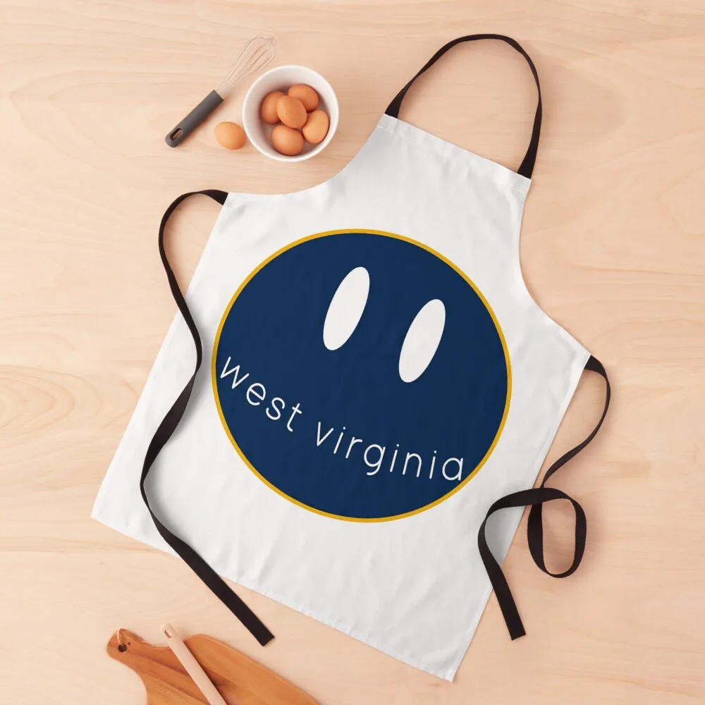 

West Virginia Face Apron Kitchen Apras For Women Barber Apron