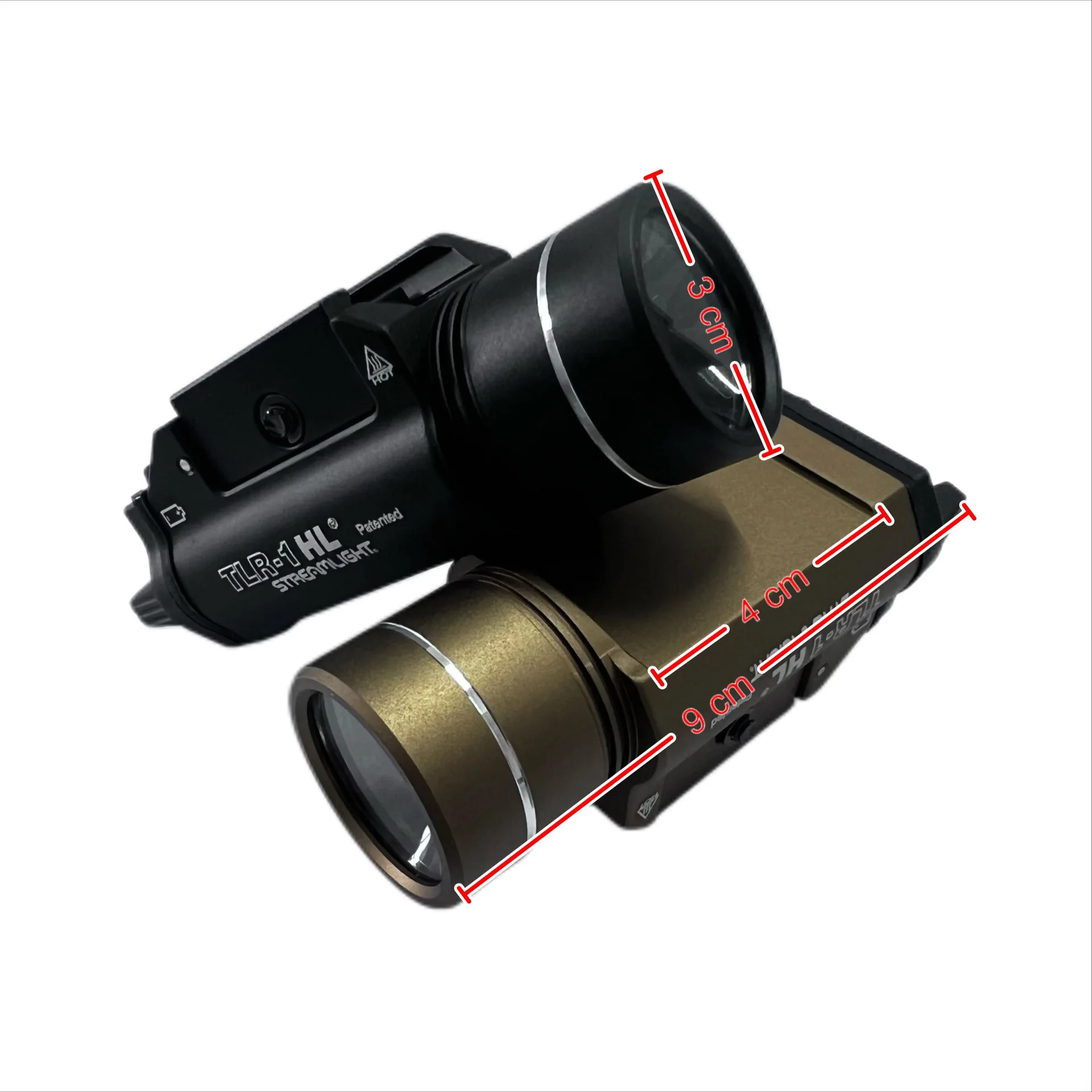 Tactical Source Factory Special Hiking TLR-1 Stream Light Hanging Flashlight Outdoor Strong Light Explosion LED Lighting
