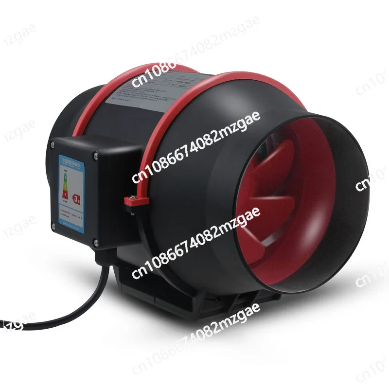 Round duct fan, black outlet fan, 110V, American and British 220v, European 220v