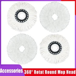 Microfiber 360°Replacement Head Refill Rotating Mops Cloth Round 16mm Replacement Mopping Head Clean Tool Home Floor Accessories