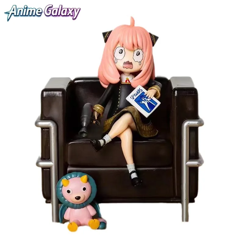 

SPY x FAMILY Anya Forger Sofa Anime Figure 3 Expressions Changeable Q Version Desk Decor Ornament In Stock Toy Gift Model