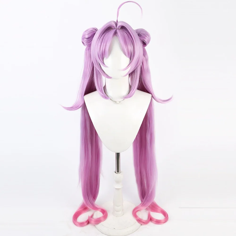 Detective Pretty Cure Anna Akechi Cosplay Wig with Realistic Scalp and Detachable Ponytail Hair