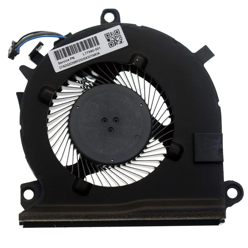 Ventilador de refrigeración de CPU para ordenador portátil, dispositivo DFS2000055K0T DC5V 0.5A 4PIN para HP Pavilion Gaming 15-EC L77560-001