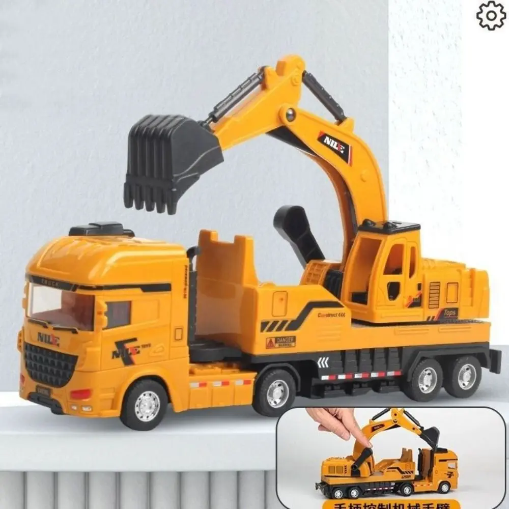 

Simulation Engineering Truck Model Truck Car Construction Vehicles Excavator Model Plastic Educational Mixer Truck