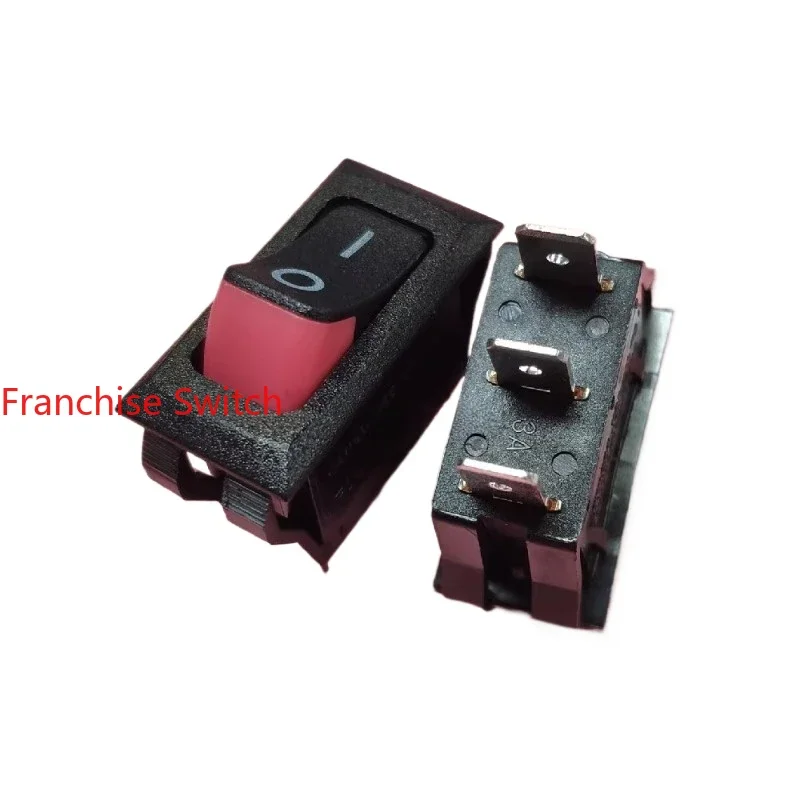 

10PCS Two-color ship-type rocker switch 3 feet 2 gears HB series, silver touchpoint 16A T125/55