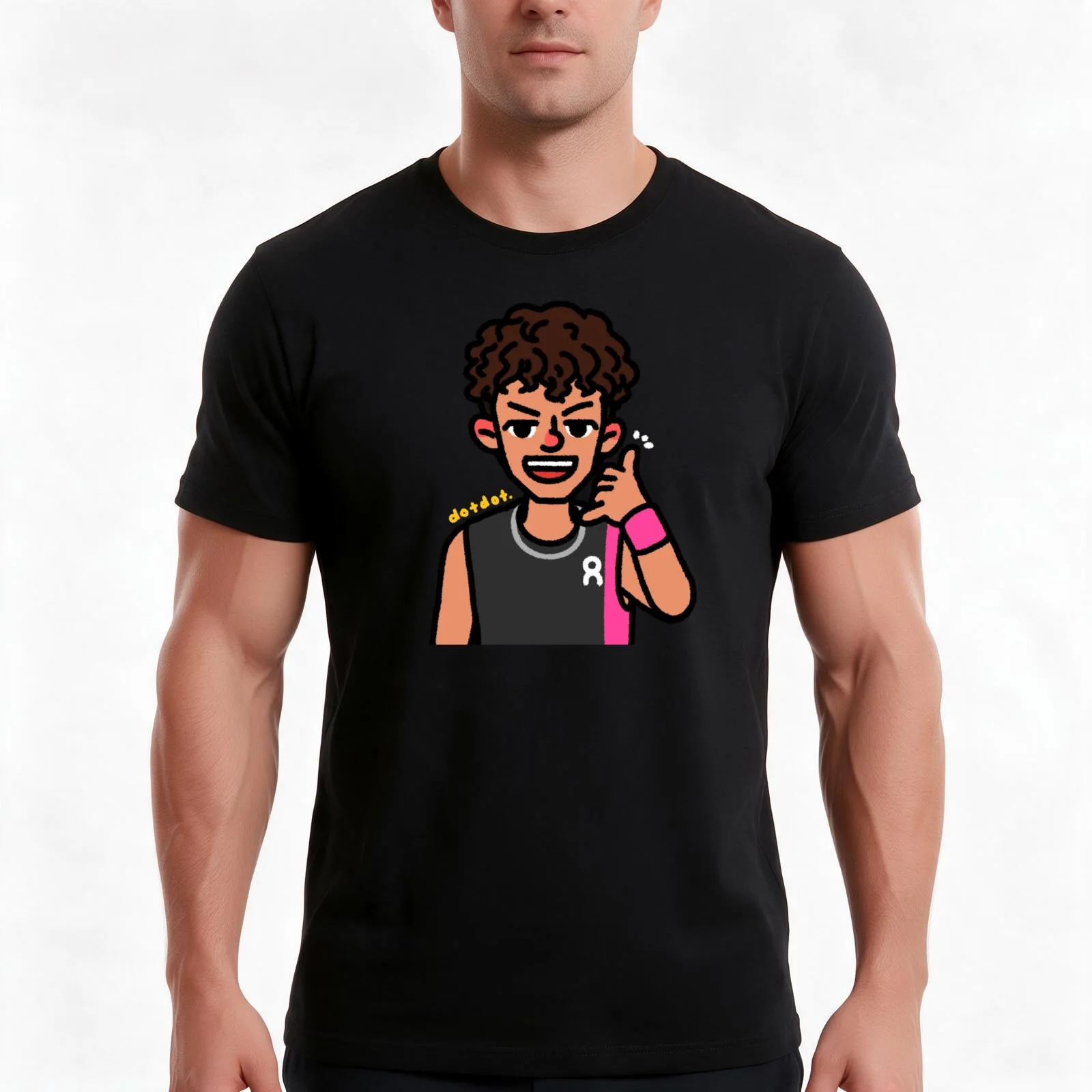 Ben Shelton Dialed in! T-Shirt, Summer Casual Cotton Tee, Oversized Streetwear Tops, Vintage Graphic Print, Unisex Men Women