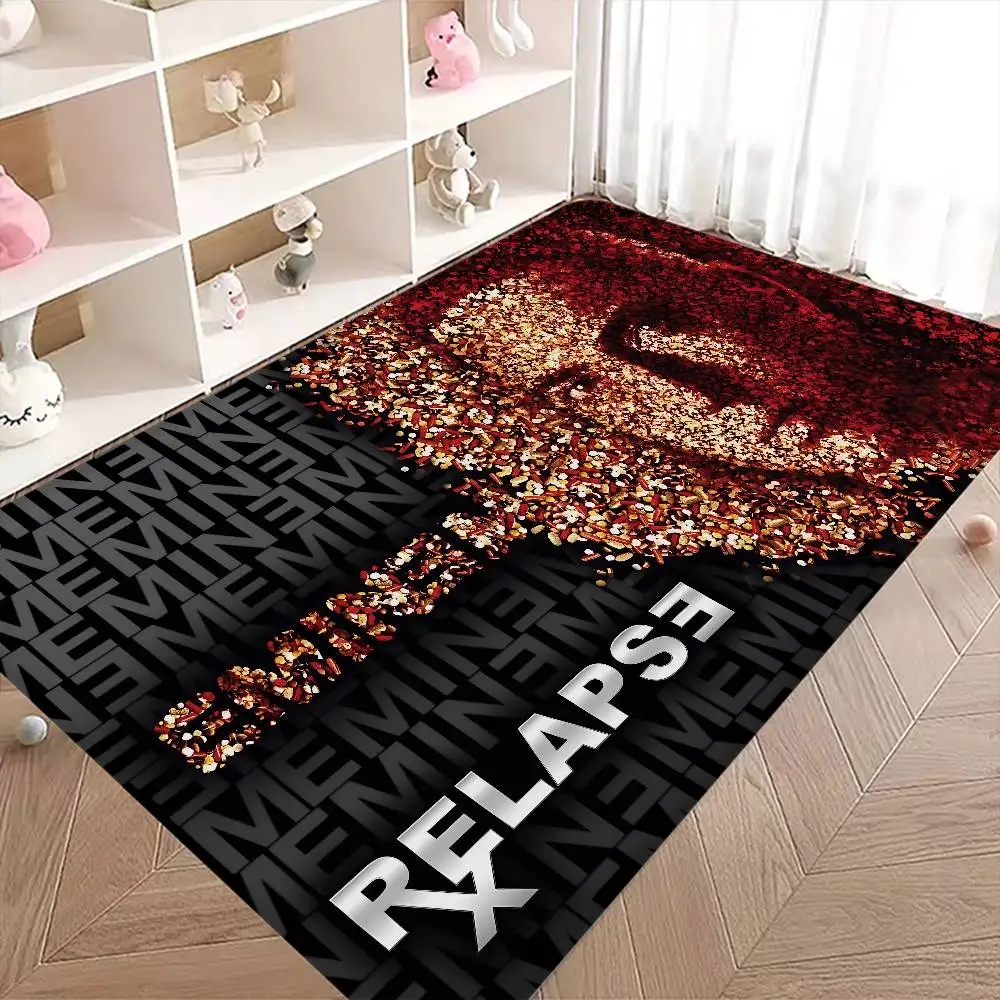 Hop Rapper E-Eminem Floor Mat INS Style Soft Bedroom Floor House Laundry Room Mat Anti-skid Bedside Area Rugs