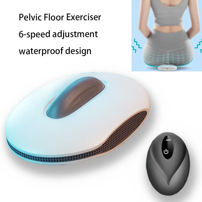 Rechargeable Pelvic Floor Exerciser 6 Vibration Massage Exerciser Buttock Massage Kegel Exerciser Prostate Muscle Massage