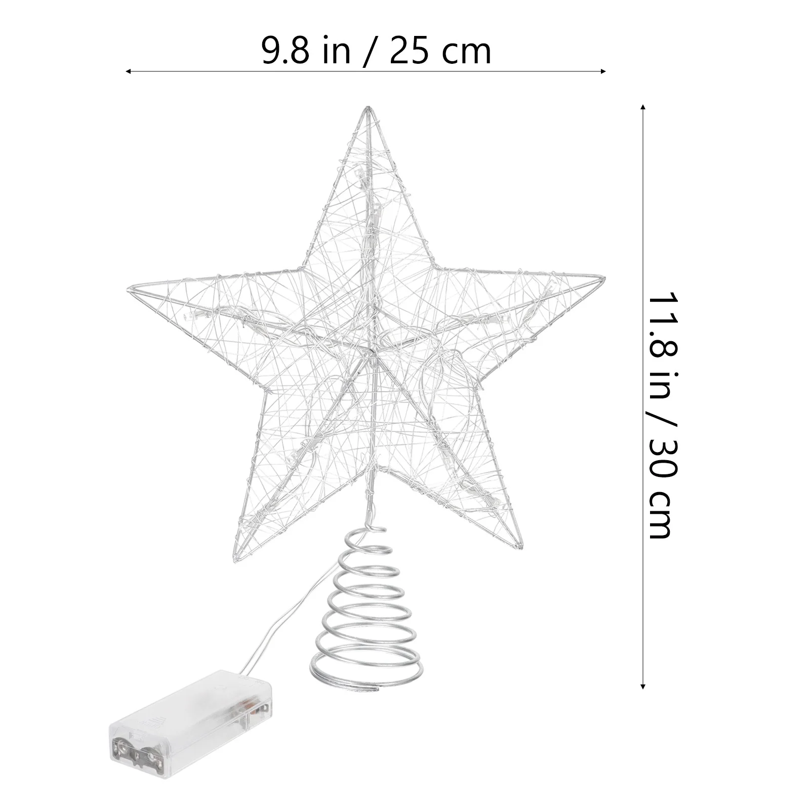 1 قطعة نجمة مضيئة مشرقة LED شجرة عيد الميلاد توبر الرائعة شجرة زخرفة لقضاء عطلة المنزل ديكور احتفالي الديكور
