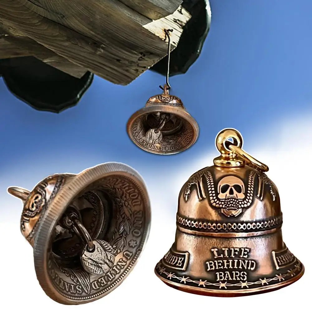 

Halloween Silver Bell,Antique Metal Hanging Bell Ornaments, Decorations Bells Pendant Silver Witch Vintage Bell Bells M4V1