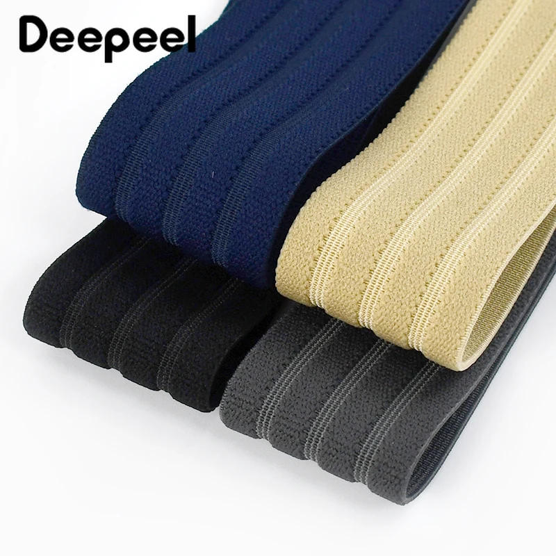 2Meters 4cm Nylon Elastic Bands Rubber Band Clothes Dress Belt Hat Backpack Strap Ribbon DIY Pants Hemming Sewing Accessories