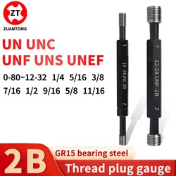 1PCS 2B 0-80~12-32 1l4 5l16 3l8 7I16 1l2 9I16 5I8 11I16 UN/UNC/UNF/UNS/UNEF America Standard Fine Thread Plug Gauge Measure Tool
