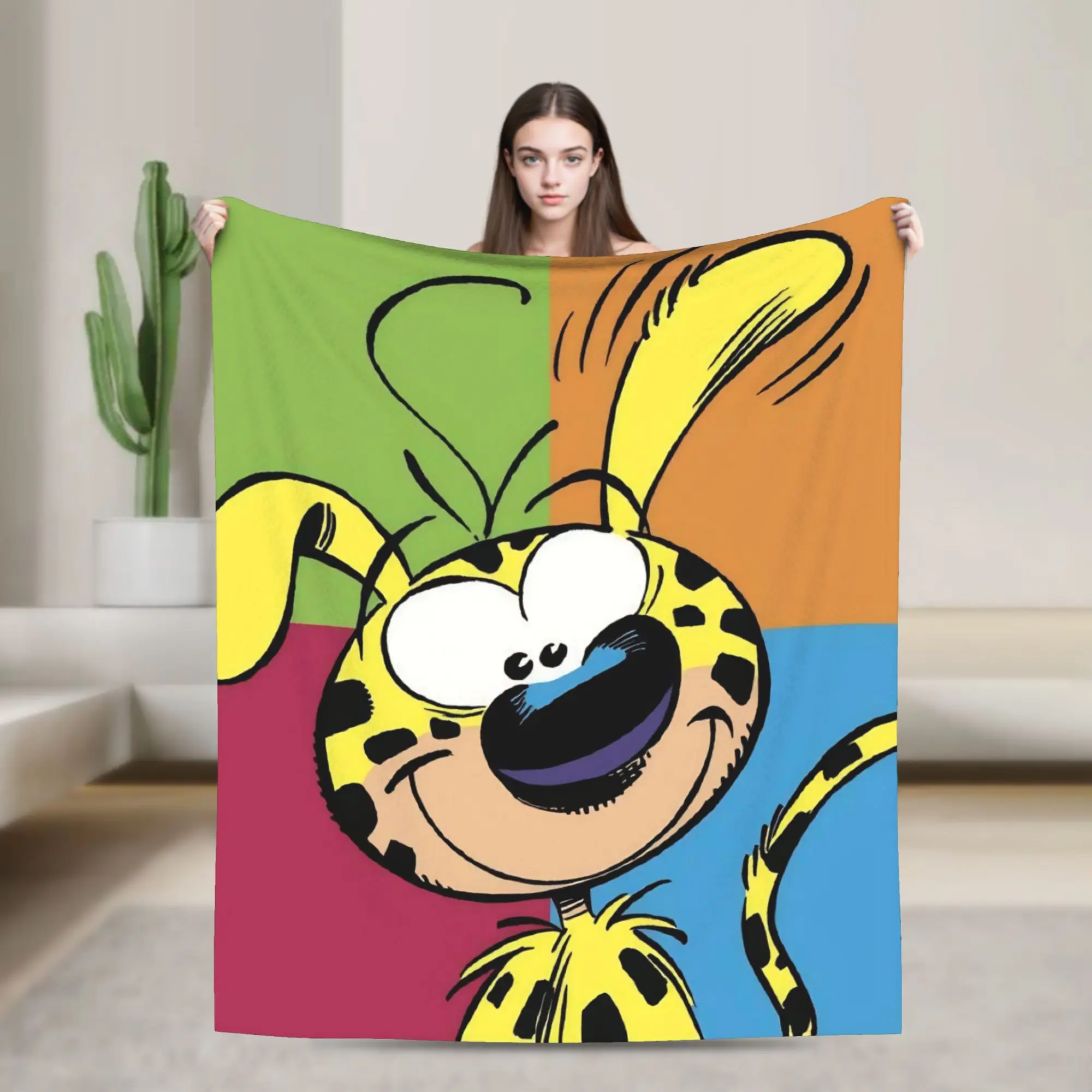 Marsupilamis Blanket Lightweight Thin Flannel Novelty Gifts  Throw Blanket Quilt
