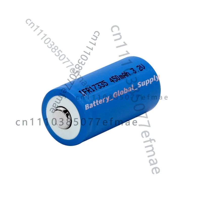 MPIFR17335 Rechargrable Flat-top LifePO4 Battery 3.2V 450mAh Fast Delivery 1 PCS