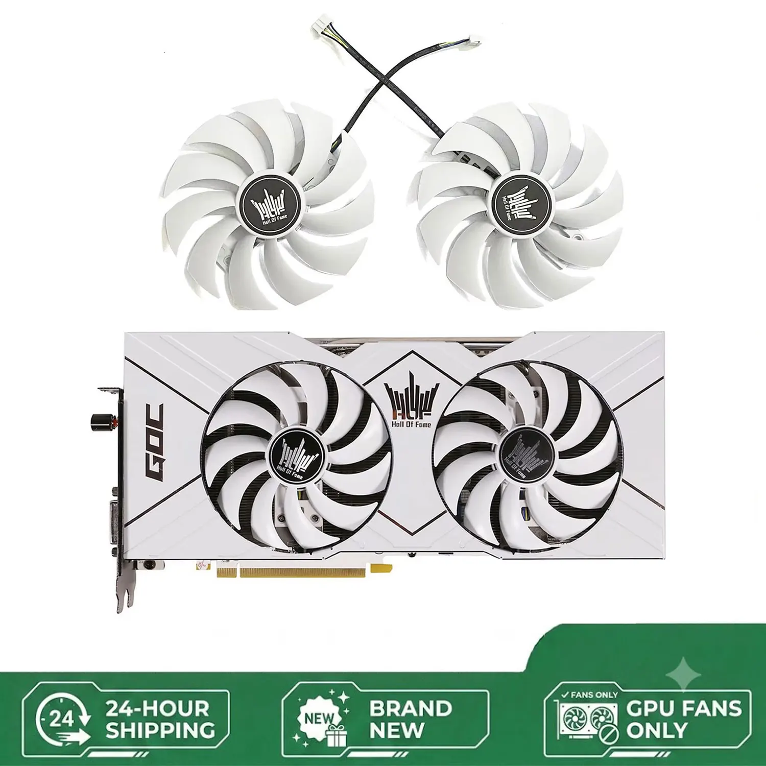 NEW Suitable for GALAXY GeForce GTX 980Ti HOF GOC graphics card GAA8B2U 100MM 4PIN GTX980TI GPU fan