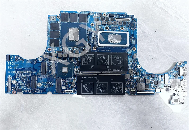 

FOR DELL Inspiron 16 7610 Laptop Motherboard 19843-1 CN-09FDV3 09FDV3 i7-11800H CPU RTX3060 GPU 100% Tested OK