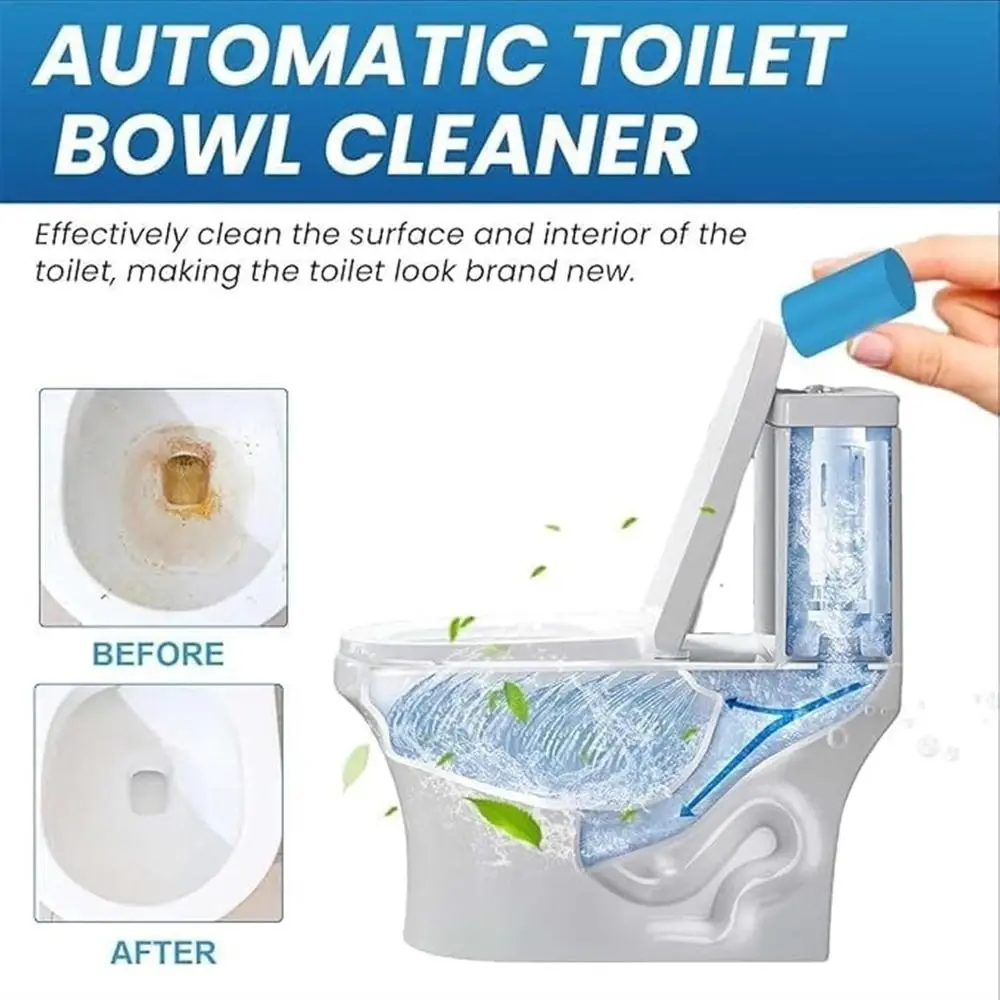 

Sparkling Clean Toilet Cleaning Stick Household Essential Mild Ingredients Toilet Bowl Cleaner Long-Lasting Fresh Smell