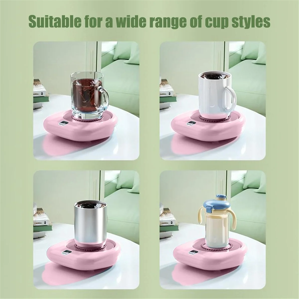 A71P USB القهوة القدح اثارة الصحن التحريك التلقائي والبرد السريع للمنزل والمكتب المحمولة التلقائي اثارة الوسادة أ #5