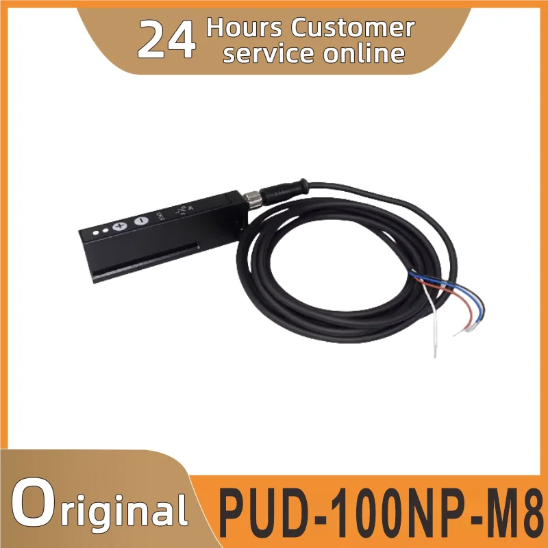 

PUD-100NP-M8 NPN PNP Non Transparent Adhesive Label Detection Sensor.