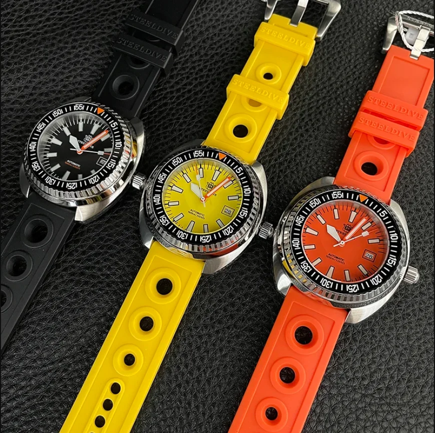 

STEELDIVE Men Diver Watch 49mm Sport Automatic Mechanical Wristwatch 1000M Waterproof BGW-9 Luminous Ceramic Bezel Sapphire NH35