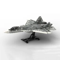 Fifth Generation Multirole Plane Sukhoi SU-57 Felon Scale Building Blocks Supersonic Cruise Fighter Military Fans Toy Brick Gift