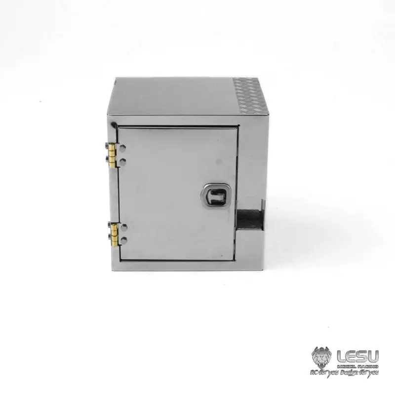 Lesu1/14 caminhão brinquedo caixa de ferramentas acessórios simulação tamiya trator metal atualização partsG-6167