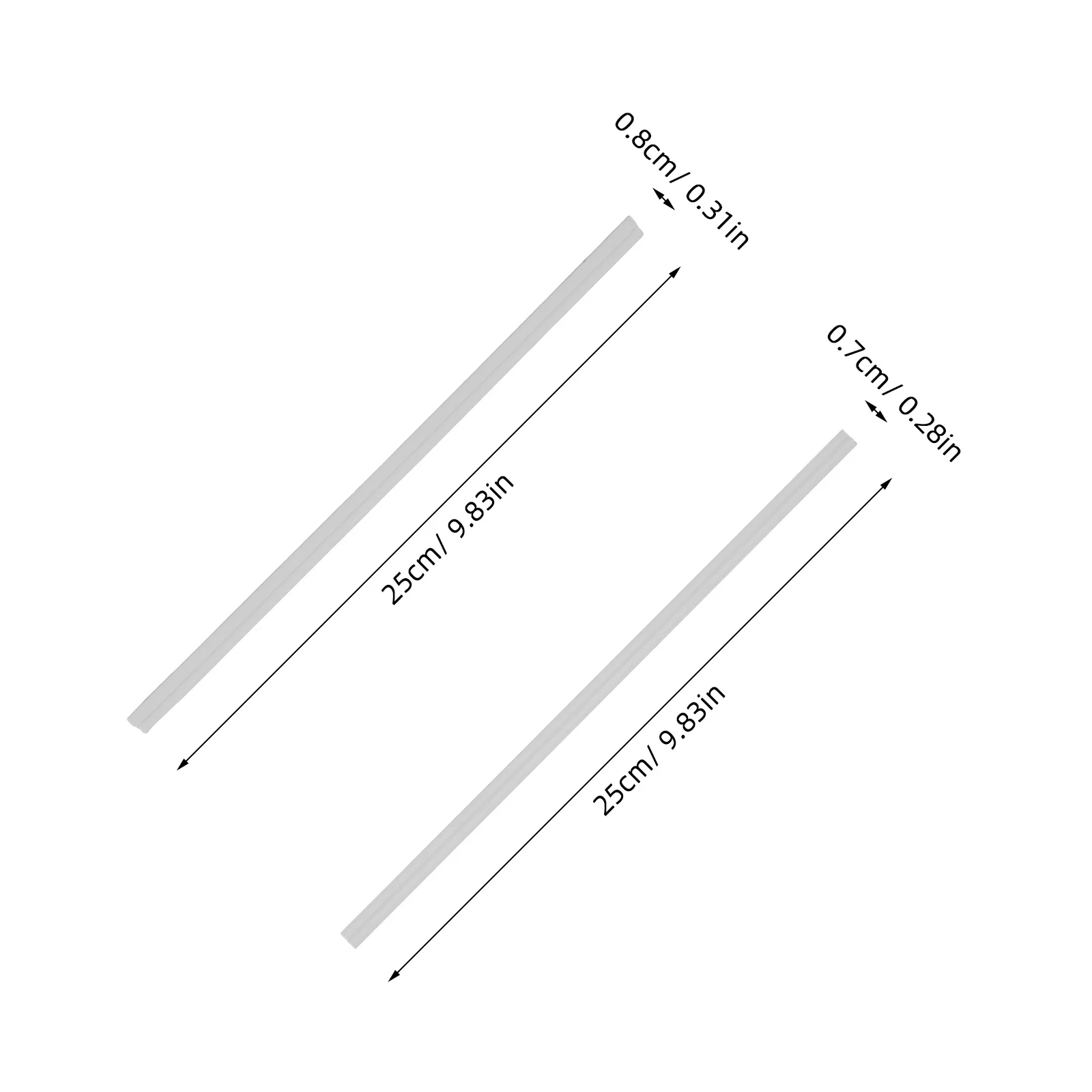 8 Buah Miniatur Lis Papan Skirting Aksesoris Kerajinan DIY Dekorasi Lanskap Mikro Bahan Dekorasi Rumah Mini