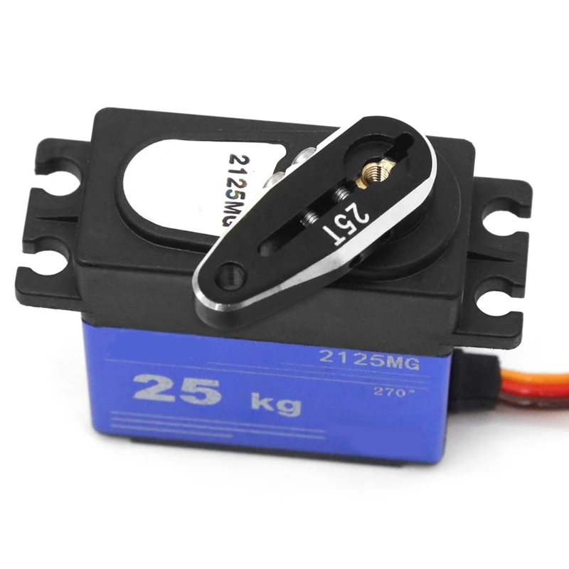 أذرع مؤازرة عالمية من سبائك الألومنيوم ، ذراع توجيه 25 سنًا لسيارة تحكم عن بعد ، شاحنة ، طائرة ، متينة ، سهلة الاستخدام ، 25 طن