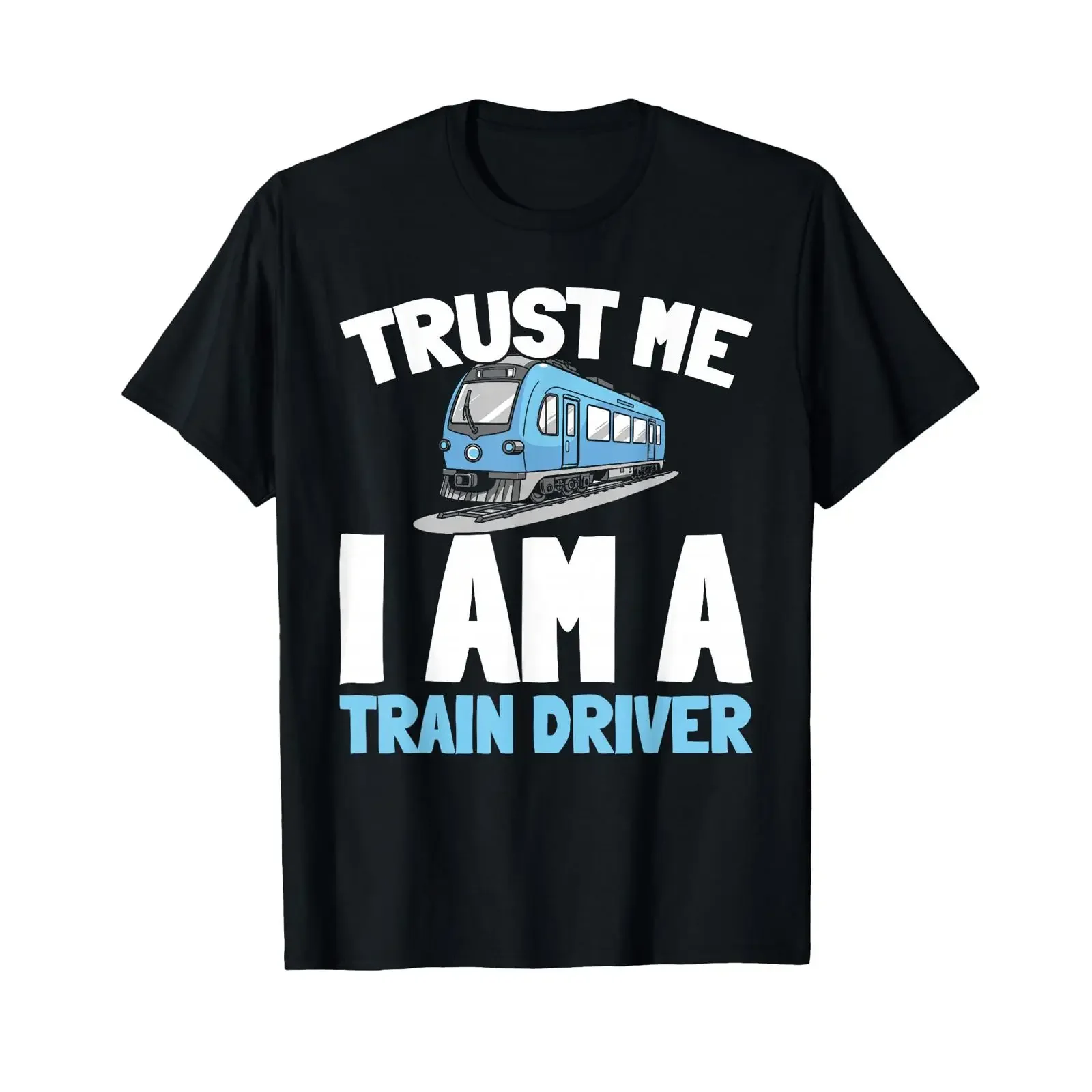 Chauffeur De Train Locomotive Opérateur Conducteur T Shirt vintage Washed Unisex streetwear Versatile homme