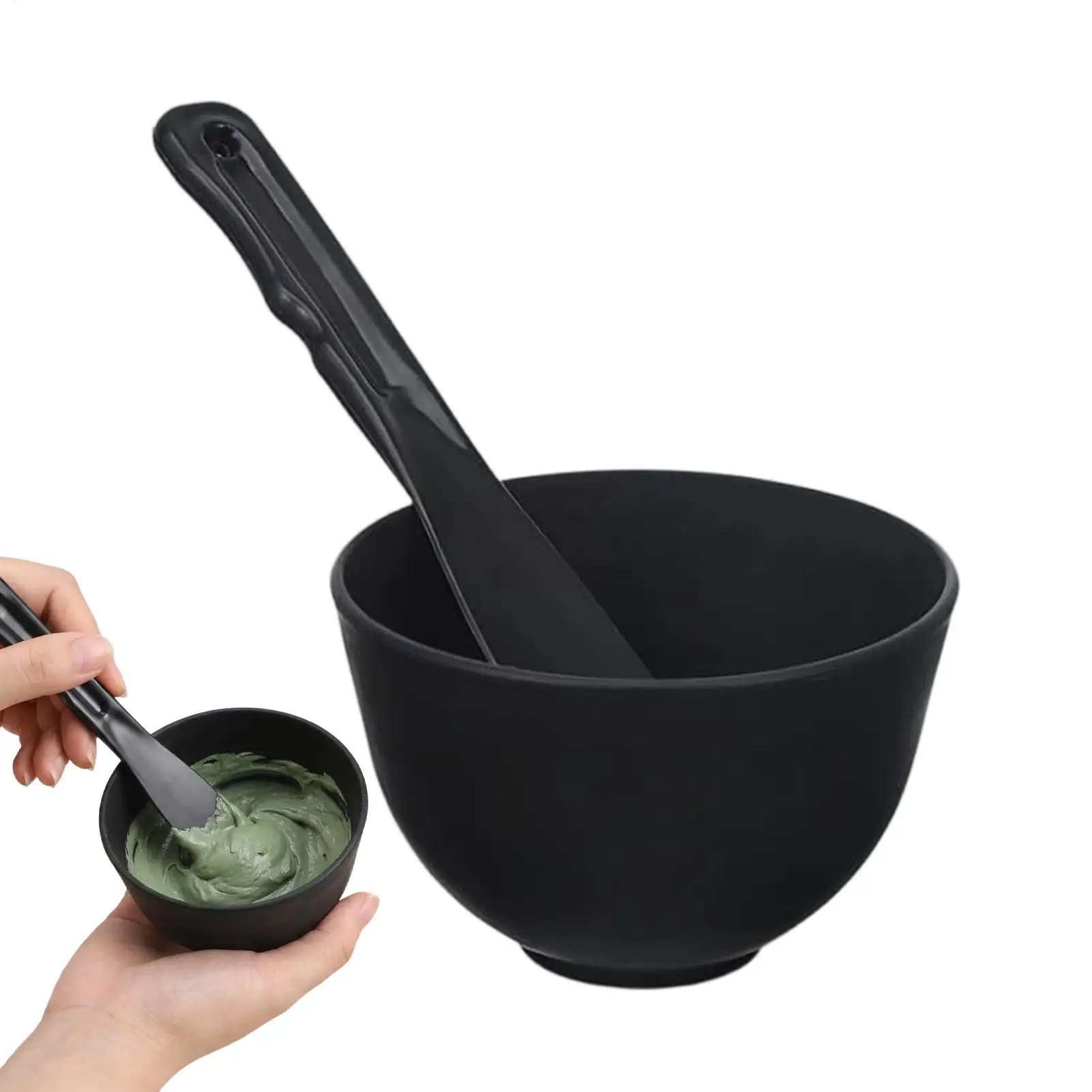 Silicone Face Mask Bowl Set Mask Stick Big Face Mask Powder Mixing Bowl Spatula  DIY Skin Care Set Skin Care Salon Beauty Tools view 2